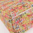 Christian Dior Lady Dior Bag Tweed 2way Multicolor Silver Auth 142980SM-17
