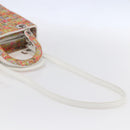 Christian Dior Lady Dior Bag Tweed 2way Multicolor Silver Auth 142980SM-8