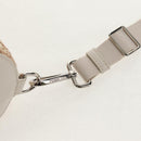 FENDI Zucca Canvas Bottle Holder Bag Straw 2way Silver Brown Auth 142983SAV-16