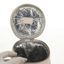 FENDI Zucca Canvas Bottle Holder Bag Straw 2way Silver Brown Auth 142983SAV-22