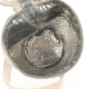 FENDI Zucca Canvas Bottle Holder Bag Straw 2way Silver Brown Auth 142983SAV-10