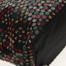 FENDI Sequin Tote Bag Nylon Black Auth 142984V-17