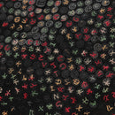 FENDI Sequin Tote Bag Nylon Black Auth 142984V-9