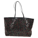 FENDI Sequin Tote Bag Nylon Black Auth 142984V-13