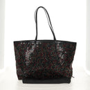 FENDI Sequin Tote Bag Nylon Black Auth 142984V-12