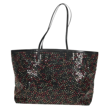FENDI Sequin Tote Bag Nylon Black Auth 142984V - 0