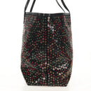 FENDI Sequin Tote Bag Nylon Black Auth 142984V-3