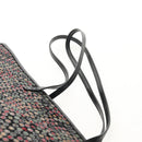 FENDI Sequin Tote Bag Nylon Black Auth 142984V-14