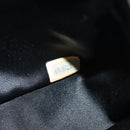 CHANEL Matelasse Chain Shoulder Bag Satin Black Gold CC Auth 142989V-24