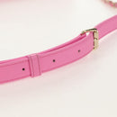 CHANEL Matelasse Chain Shoulder Bag Canvas Pink Gold CC Auth 142990V-14