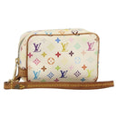 LOUIS VUITTON Monogram Multicolor Trousse Wapity Pouch White M58033 Auth 142993-1