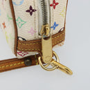 LOUIS VUITTON Monogram Multicolor Trousse Wapity Pouch White M58033 Auth 142993-9
