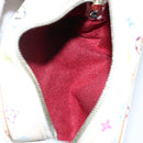 LOUIS VUITTON Monogram Multicolor Trousse Wapity Pouch White M58033 Auth 142993-11