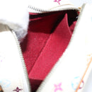 LOUIS VUITTON Monogram Multicolor Trousse Wapity Pouch White M58033 Auth 142993-19