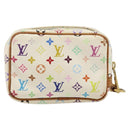 LOUIS VUITTON Monogram Multicolor Trousse Wapity Pouch White M58033 Auth 142993-2