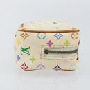 LOUIS VUITTON Monogram Multicolor Trousse Wapity Pouch White M58033 Auth 142993-3