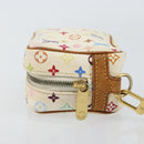 LOUIS VUITTON Monogram Multicolor Trousse Wapity Pouch White M58033 Auth 142993-4