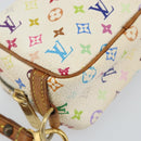 LOUIS VUITTON Monogram Multicolor Trousse Wapity Pouch White M58033 Auth 142993-14
