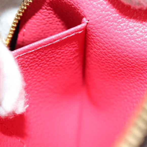 LOUIS VUITTON Monogram La Mage Pochette Cosmetic PM Red M50291 LV Auth 142994M