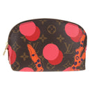 LOUIS VUITTON Monogram La Mage Pochette Cosmetic PM Red M50291 LV Auth 142994M-1