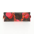 LOUIS VUITTON Monogram La Mage Pochette Cosmetic PM Red M50291 LV Auth 142994M-7