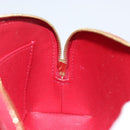 LOUIS VUITTON Vernis Rayure Pochette Cosmetic Pomme D'amour M91721 Auth 142996-17