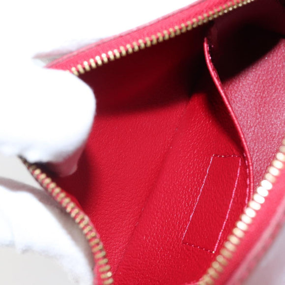 LOUIS VUITTON Vernis Rayure Pochette Cosmetic Pomme D'amour M91721 Auth 142996