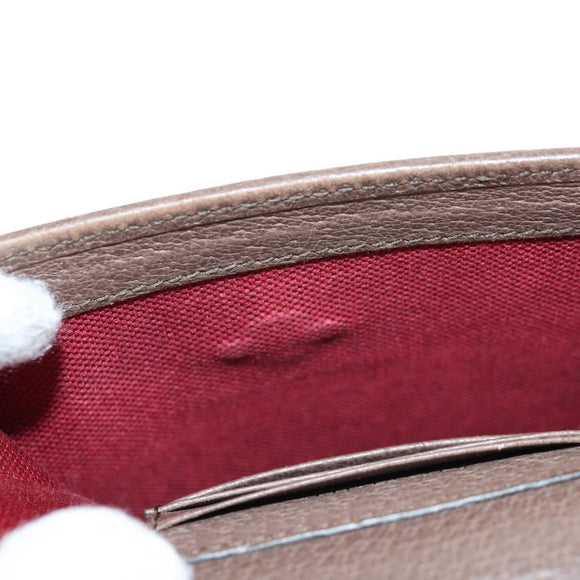 GUCCI GG Supreme Shoulder Bag PVC Beige Gold 647927 Auth 142997M