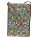 GUCCI GG Supreme Shoulder Bag PVC Beige Gold 647927 Auth 142997M-3