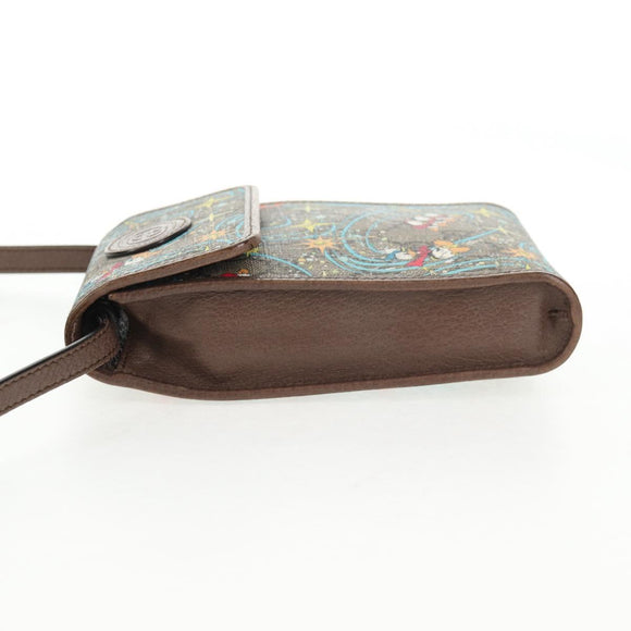 GUCCI GG Supreme Shoulder Bag PVC Beige Gold 647927 Auth 142997M