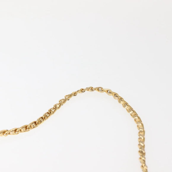 PRADA Hand Bag Leather 2way Gold Auth 142998