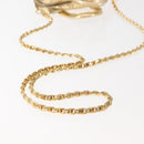 PRADA Hand Bag Leather 2way Gold Auth 142998-9