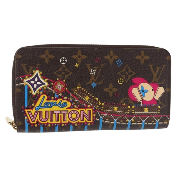 LOUIS VUITTON Monogram Vivienne Zippy Wallet Long Wallet M69750 LV Auth 143000M