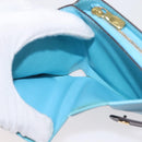 LOUIS VUITTON Monogram Groom Compact Zip Wallet Blue M60036 LV Auth 143001V-16