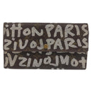 LOUIS VUITTON Monogram Graffiti Porte Monnaie Credit White M92189 LV Auth 143002-13