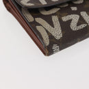 LOUIS VUITTON Monogram Graffiti Porte Monnaie Credit White M92189 LV Auth 143002-14