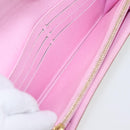 LOUIS VUITTON Multicolor Portefeuille Sarah Wallet White M93532 LV Auth 143004-10