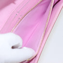 LOUIS VUITTON Multicolor Portefeuille Sarah Wallet White M93532 LV Auth 143004-11