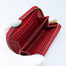 LOUIS VUITTON Vernis Rayure Zippy Coin Purse Pomme D'amour M91720 LV Auth 143005-9