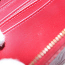 LOUIS VUITTON Vernis Rayure Zippy Coin Purse Pomme D'amour M91720 LV Auth 143005-17