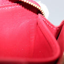 LOUIS VUITTON Vernis Rayure Zippy Coin Purse Pomme D'amour M91720 LV Auth 143005-12