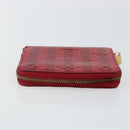LOUIS VUITTON Vernis Rayure Zippy Coin Purse Pomme D'amour M91720 LV Auth 143005-5