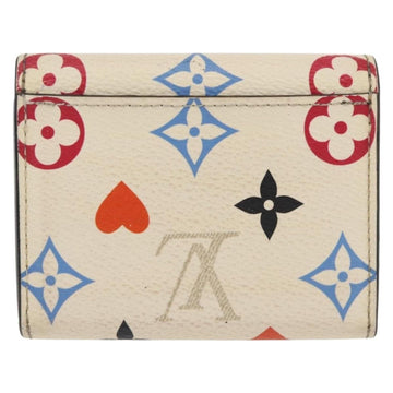 LOUIS VUITTON Monogram Game On Portefeuillezoe Wallet White M57491 Auth 143006 - 0