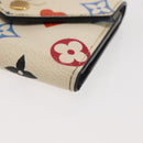 LOUIS VUITTON Monogram Game On Portefeuillezoe Wallet White M57491 Auth 143006-7