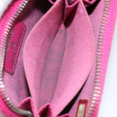 CHANEL Matelasse Coin Purse Caviar Skin Pink Silver CC Auth 143010-18