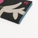 CHANEL Chain Compact Wallet Satin Black CC Auth 143013-8