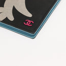 CHANEL Chain Compact Wallet Satin Black CC Auth 143013-15