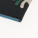 CHANEL Chain Compact Wallet Satin Black CC Auth 143013-17