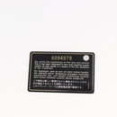 CHANEL Chain Compact Wallet Satin Black CC Auth 143013-12