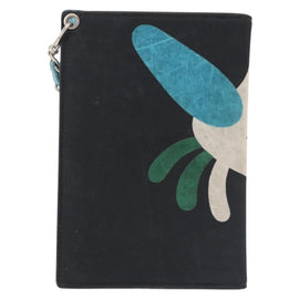 CHANEL Chain Compact Wallet Satin Black CC Auth 143013 - 0